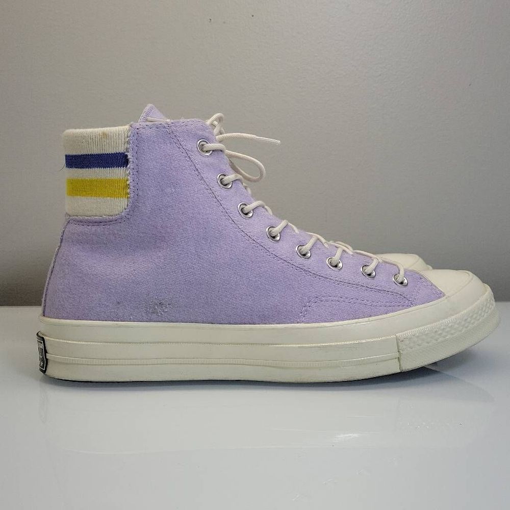 Converse Shoes 70s Hi Unisex Size Men 10/ Women 12 Purple High Top Wool Retro
